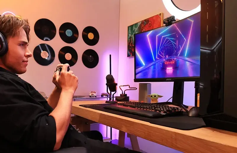 Streaming Nintendo Switch outdoors