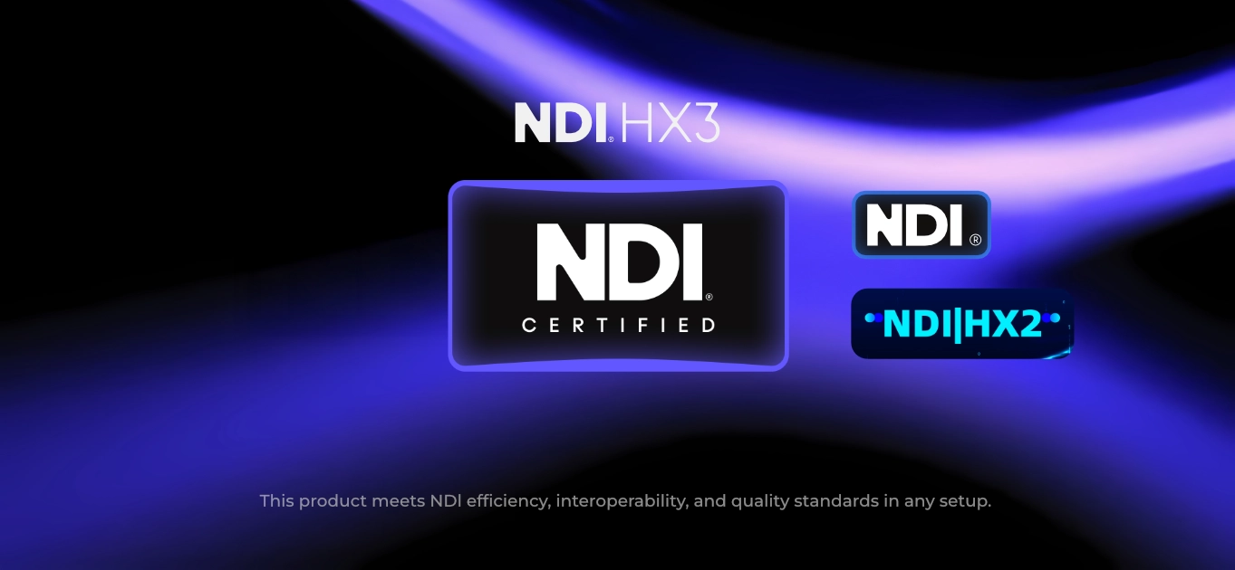  NDI High Bandwidth, NDI HX2 and NDI HX3